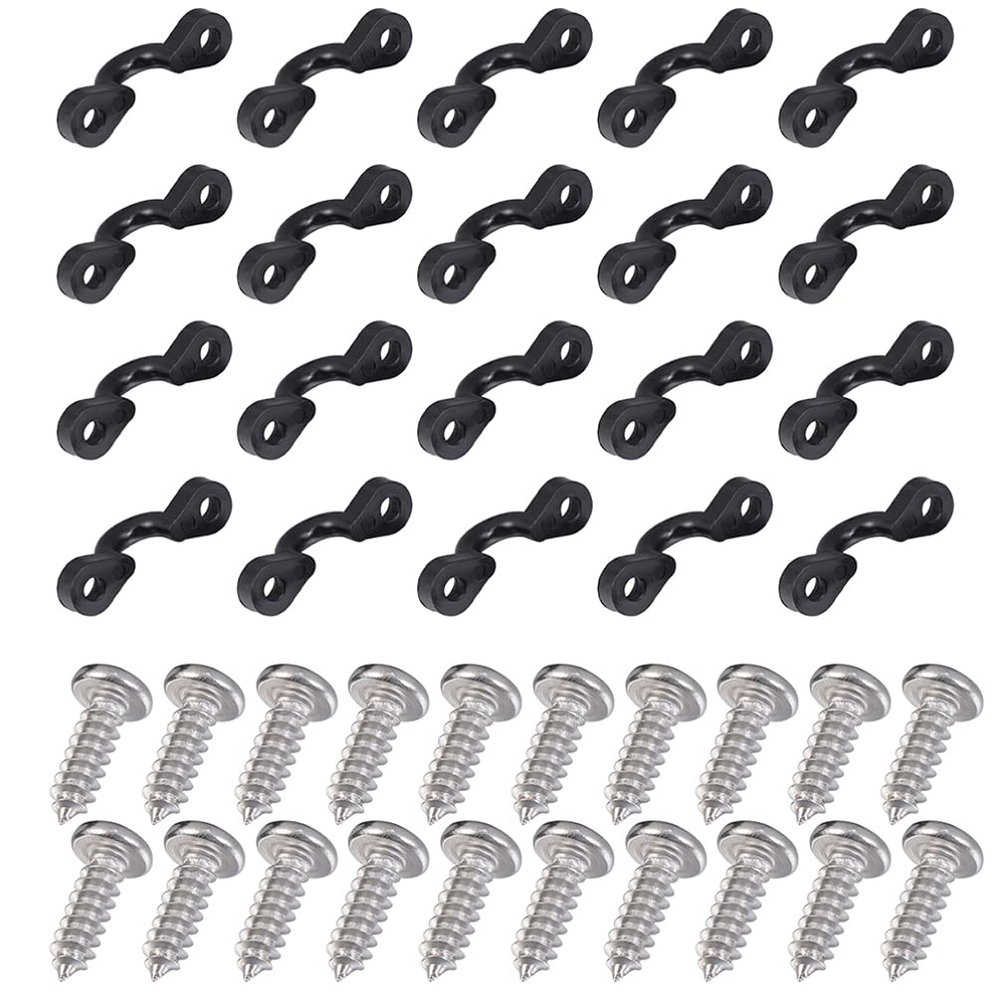 BESPORTBLE Kayak Handle Buckle Set Elastic Rope Buckle Kayak Accessories High Strength Clasp