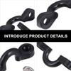 BESPORTBLE Kayak Handle Buckle Set Elastic Rope Buckle Kayak Accessories High Strength Clasp view 4