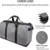 FIREDOG Smell Proof Duffle Bag, Large Smell Proof Bag for Travel Storage(21.5x10x12) view 2