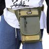 Casual Drop Leg Bag Outdoor Waist Pack for Men Women Travel Tactical Sports Motorcycle Bike Cycling Hiking Hunting Fishing Hip Bum Belt Waist Fanny Pouch Thigh Pocket Sling Daypack #09Army Green view 4