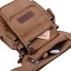 Canvas Drop Leg Bag Waist Pack Thigh Bag for Men Women Tactical Military Motorcycle Bike Cycling Hiking Camping Outdoor Travel Sling Crossbody Pouch Pack Pocket Daypack (Brown) view 3