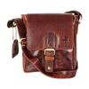 Adam Burk Unisex Small Multipurpose Leather Shoulder Crossbody Travel Bag 18ABP1BR