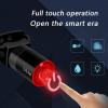Bicycle Touch Smart Taillight/Smart Brake Ttaillight,Powerful USB Rechargeable Waterproof LED, Taillight Lamp High Intensity Accessories Easy to Install,Seatpost Black view 2