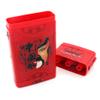 CUESOUL ANTIE Hard Dart Case Red, Holds 6 Steel/Soft Tip Darts & Accessories, Peking Opera Mask Design, Durable Use view 3