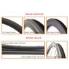 CATAZER Custom Carbon Bike Rim 50mm Depth 700C Road Bike Rims Tubular Clincher Tubeless 23 Width for Road Bike Wheel view 3
