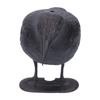 01 Simulation Black Crow Hunting, Simulation Plastic Crow Statue Hunting Bait Decoys Tool for Outdoor Garden Decoration