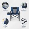 ALPHA CAMP Oversized Folding Director Chair Outdoor Heavy Duty Camping Chair with Side Table and Cooler Bag for Picnic, Hiking, Fishing, Supports 350LBS view 4