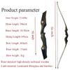60 Inch Archery Takedown Longbow and Arrow Set Hunting Target Recurve Bow 25-60lbs Handmade Traditional Longbow Kit for Adult Youth Beginner Right or Left Hand (Bow Set Right Hand, 35lbs) view 4