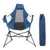ALPHA CAMP Portable Hammock Camping Chair Oversized Folding Rocking Chair with Headrest and Cup Holder for Travel, Picnic, Patio, Fishing, Supports 300lbs view 1