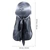 Beaupretty 4 Pack Silky Durag Polyester Long Tail Headwrap for Men Women view 2