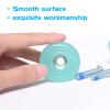 VNAKER PU Rubber Roller Skate Toe Stoppers 1 Pair with Screws Jelly Blue view 3