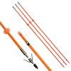 NIKA ARCHERY Bowfishing Arrows 32" Fish Hunting Solid Fiberglass Shaft for All Bows, Pack of 3 view 1