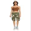 OCHENTA Women's Camo Cargo Shorts with 6 Pockets Casual Military Work Outdoor Summer Utility Shorts Camo 34 18 view 3