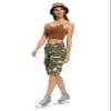 OCHENTA Women's Camo Cargo Shorts with 6 Pockets Casual Military Work Outdoor Summer Utility Shorts Camo 34 18 view 4