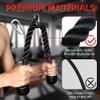 Diaomao Tricep Rope with Upgraded Rubber Handles,35 Inch Tricep Pull Down Rope for Cable Machine, Greater Range of Motion, Triceps Rope Cable Attachment for Gym, Home, Easy to Grip, Non-Slip view 2