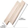 YUANQIAN Women Winter Extra Soft Long Legwarmer Warmer Knitted Stirrup Leg Warmers for Yoga Ballet Dance (White -1pair) view 3