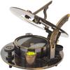 Engraved Brass Sundial Compass - Personalized Pocket Compass- 5 inches Large Sundial Compass in Leather Case Top Grade Calibrated Vintage Gift view 2