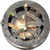 Engraved Brass Sundial Compass - Personalized Pocket Compass- 5 inches Large Sundial Compass in Leather Case Top Grade Calibrated Vintage Gift view 3