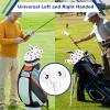 BIG TEETH White 10Pcs Golf Iron Covers Set, Golf Club Iron Head Covers Fit Right and Left Handed Golfer view 2