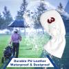 BIG TEETH White 10Pcs Golf Iron Covers Set, Golf Club Iron Head Covers Fit Right and Left Handed Golfer view 4
