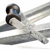 SuperJock Adjustable Keel Roller Bracket Assembly - 4 in. Black Roller view 1