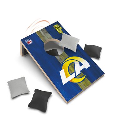 SOAR NFL Tabletop Cornhole Game and Bluetooth Speaker, Los Angeles Rams