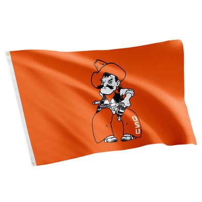 Desert Cactus Oklahoma State University OSU Flag - 3 x 5 Feet Cowboys Banner, Indoor/Outdoor Durable Fabric, 100% Polyester Design (Style 4)