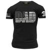 100% Cotton USA American Flag Shirts Military Dad Father Army Marine Tshirt for Men Gift S