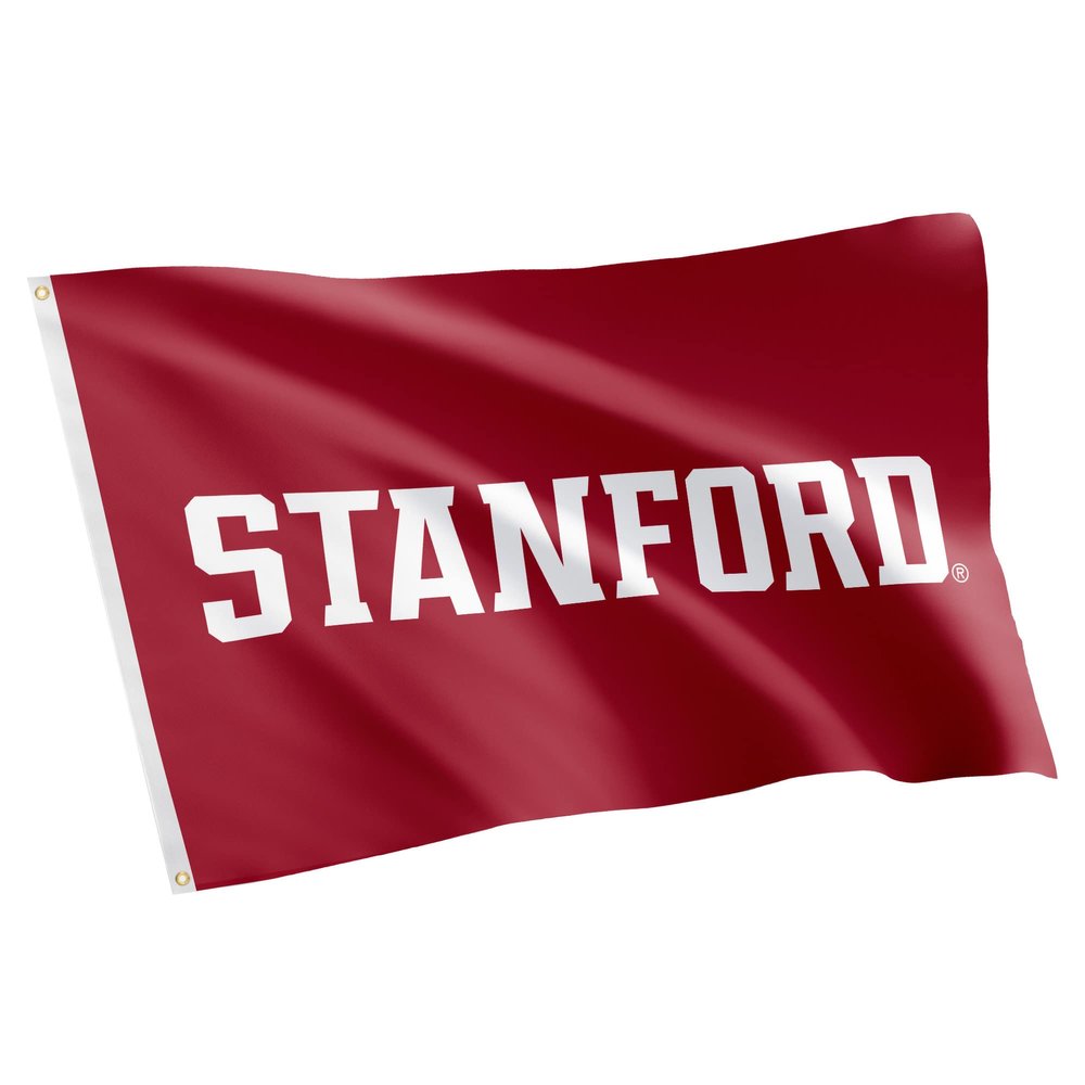Desert Cactus Stanford University SU Flag - 3 x 5 Feet Cardinal Banner, Indoor/Outdoor Durable Fabric, 100% Polyester Design (Style 3)