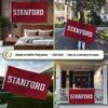 Desert Cactus Stanford University SU Flag - 3 x 5 Feet Cardinal Banner, Indoor/Outdoor Durable Fabric, 100% Polyester Design (Style 3) view 3
