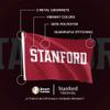 Desert Cactus Stanford University SU Flag - 3 x 5 Feet Cardinal Banner, Indoor/Outdoor Durable Fabric, 100% Polyester Design (Style 3) view 4