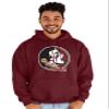 Blue 84 Men's Florida State Seminoles Hoodie Team Color Icon, Garnet, Medium view 2