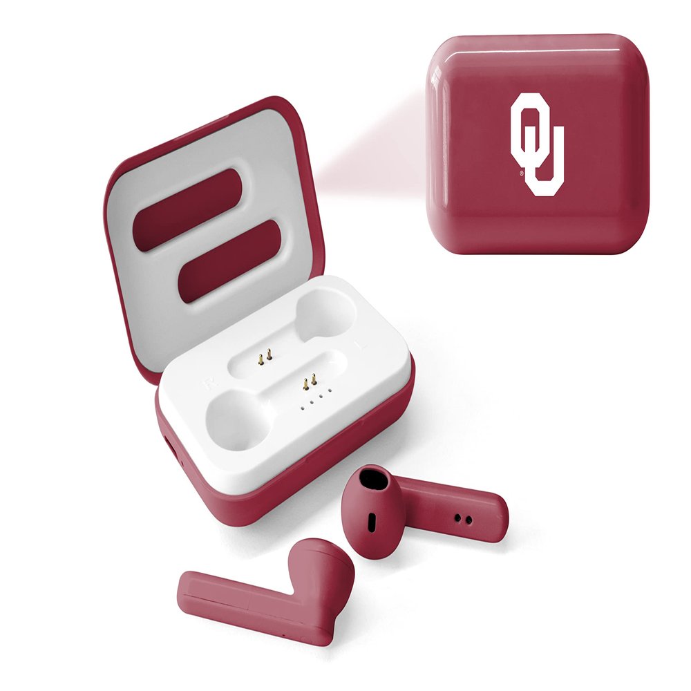 SOAR NCAA True Wireless Earbuds V.4, Oklahoma Sooners