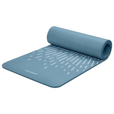 Retrospec Solana Yoga Mat 1/2" Thick w/Nylon Strap for Men & Women - Non Slip Excercise Mat for Yoga, Pilates, Stretching, Floor & Fitness Workouts