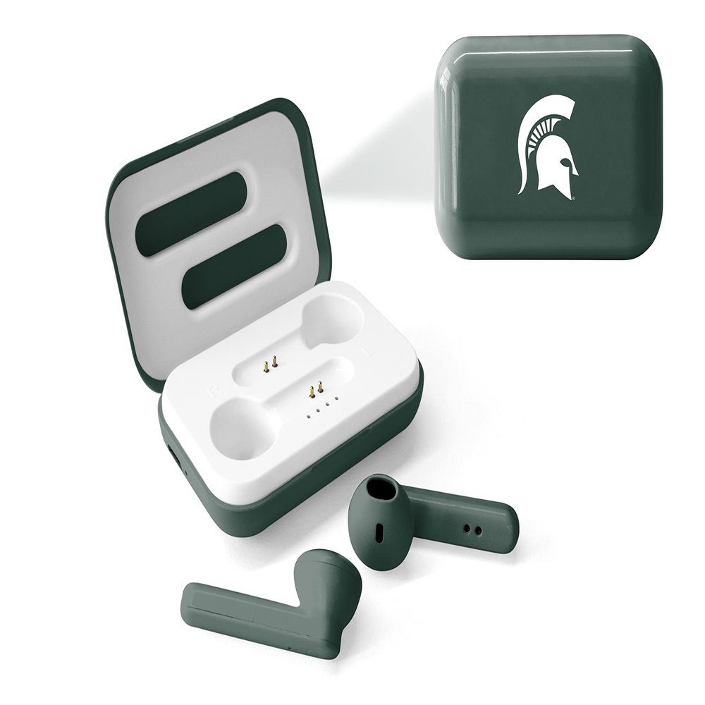 SOAR NCAA True Wireless Earbuds V.4, Michigan State Spartans