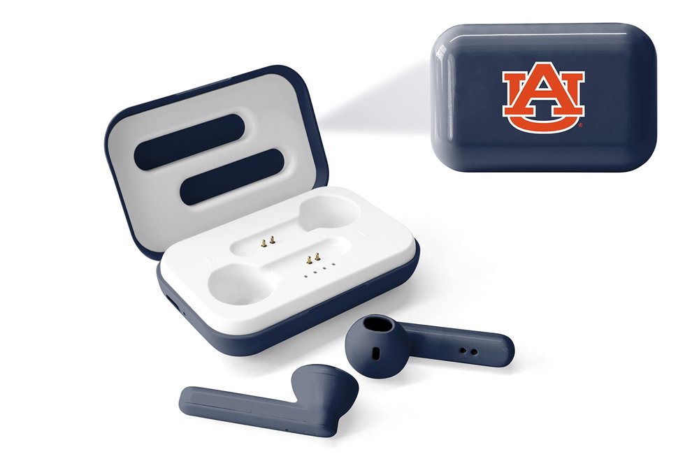 SOAR NCAA True Wireless Earbuds V.4, Auburn Tigers