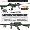 Maddog Tippmann Cronus Tactical Paintball Gun Marker and Bronze HPA Accessory Starter Package | Comes with Marker, Anti-Fog Mask, Hopper, & 48CI HPA Tank - Black / Olive view 3