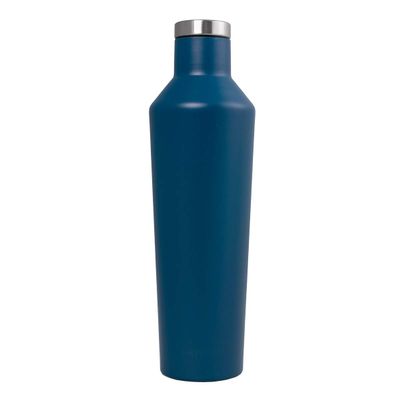 Patriot Coolers 27oz Insulated Stainless Steel Canteen Bottle - Perfect for Outdoors (Navy Blue)