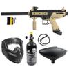 Maddog Tippmann Cronus Basic Paintball Gun Marker and Accessory Starter Package [HPA] |Bronze Kit - Marker, 48ci/3000psi Compressed Air Tank, Mask, Hopper view 1