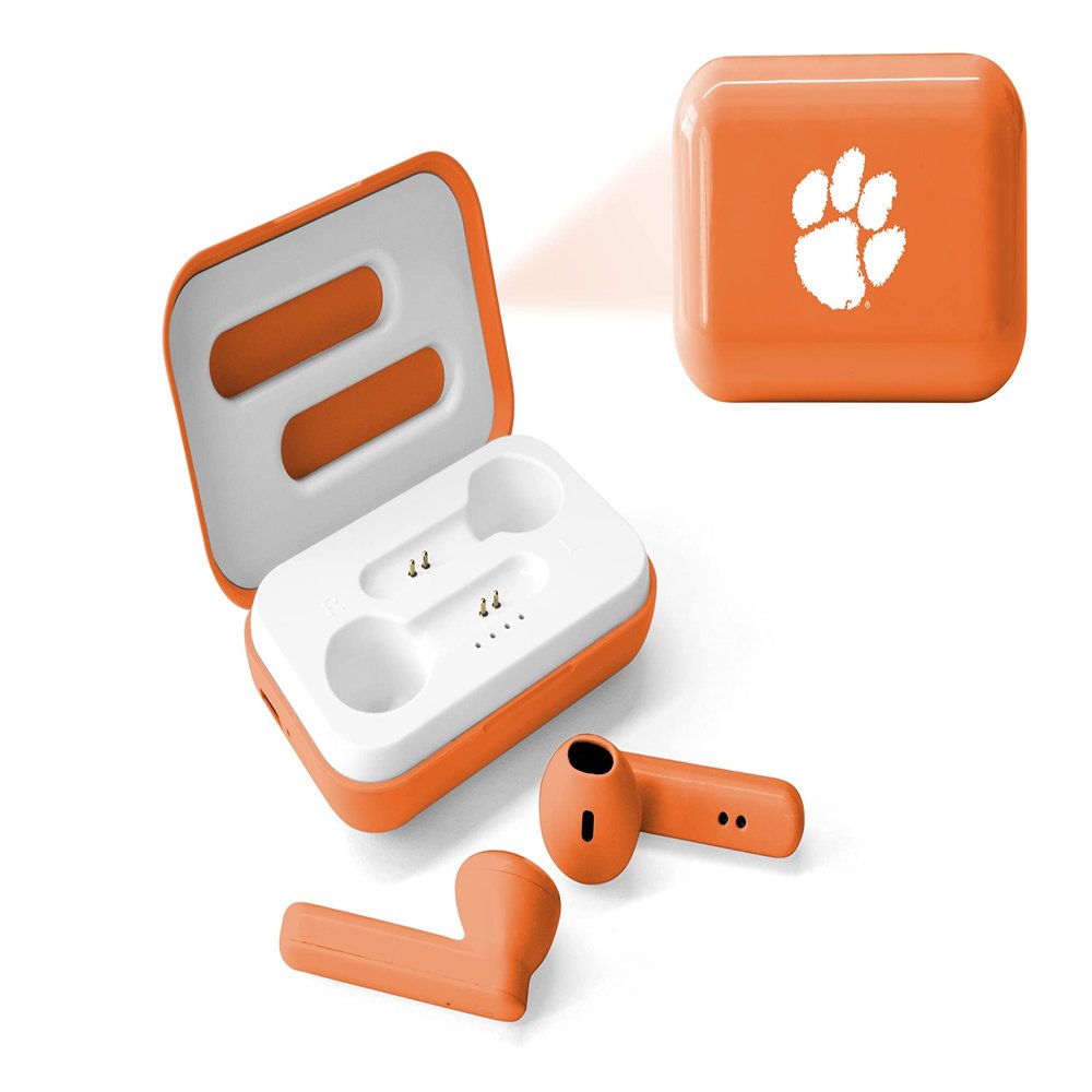 SOAR NCAA True Wireless Earbuds V.4, Clemson Tigers