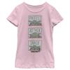 The Mandalorian Girl's Star Wars The Child Protect Attack Snack T-Shirt - Light Pink - Large view 1