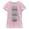The Mandalorian Girl's Star Wars The Child Protect Attack Snack T-Shirt - Light Pink - Large view 2