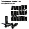 Farbetter Lined Bicycle Brake Cable Housing, 5mm x 50ft, Including 30 PCS Cable End Caps Kit, The Most Trusted DIY Set for SRAM/Shimano Mountain Bike Road Bike (White) view 4