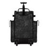 Boombah Rolling Superpack 2.0 Baseball/Softball Gear Bag - 23-1/2" x 13-1/2" x 9-1/2" - Black Ops Black/Royal Blue/Red - Telescopic Handle - Holds 4 Bats - Wheeled Version view 3