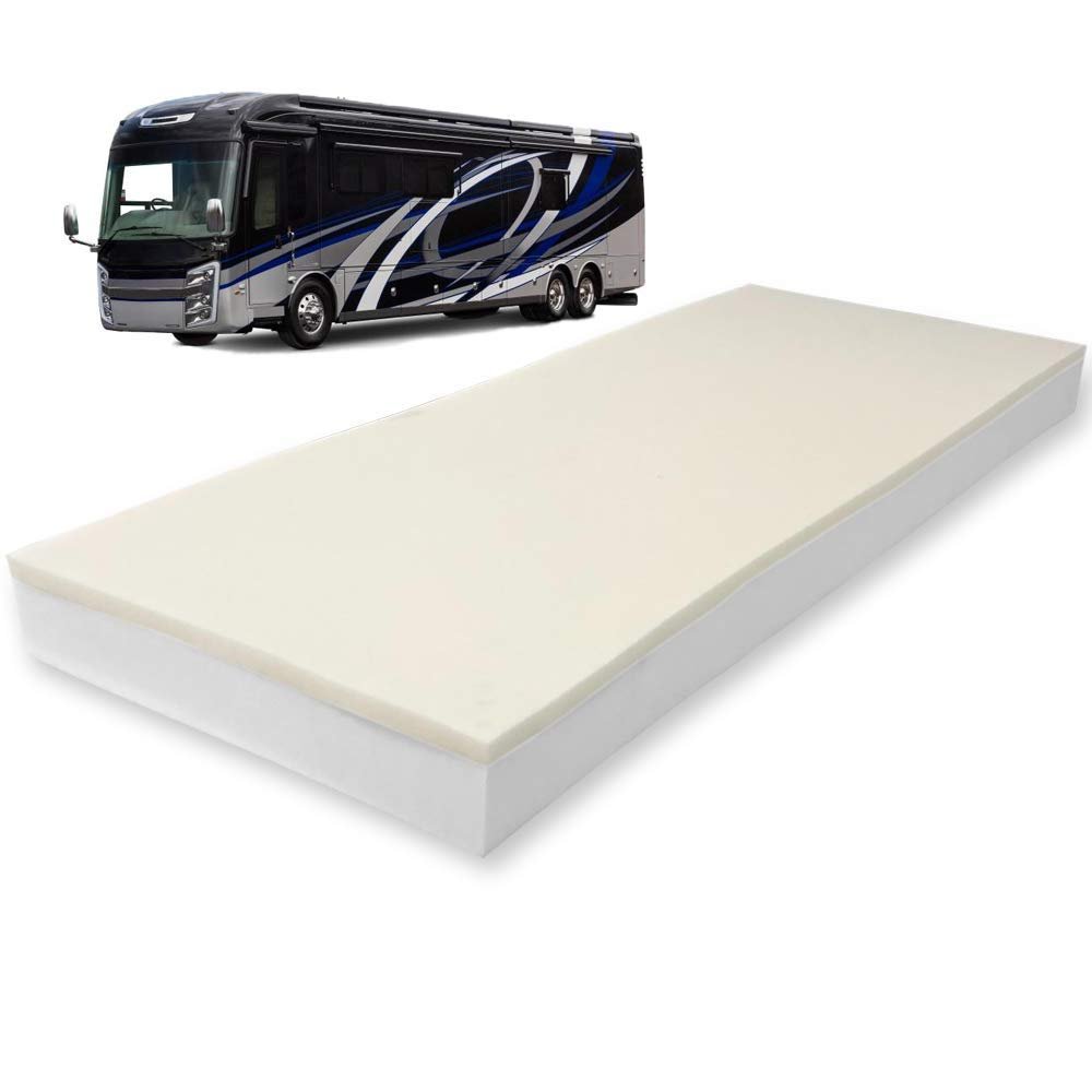 Foamma 3 x 36 x 75 Camper, RV Travel Memory Foam Bunk Mattress Replacement, Made in USA, Comfortable, Travel Trailer, CertiPUR-US Certified, Cover Not Included