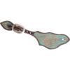 Martin Saddlery Turquoise Desert Flower Dyed Edged Rancher Spur Strap Turquoise N/A view 1