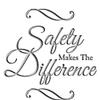 Engraved Safety Makes The Difference Custom Trophy - 7" Blue Rockwell Acrylic Award Safety Makes The Difference Tinted Blue Custom Trophy Award with Free Personalization Prime view 2