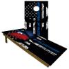 CornholeGamesUSA Handmade Premium Wooden Cornhole Board Set - Skull Series - Handmade in USA, Regulation Size 2'x4', Made of Baltic Birch | Includes 8 Cornhole Bags view 1