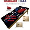 CornholeGamesUSA Handmade Premium Wooden Cornhole Board Set - Skull Series - Handmade in USA, Regulation Size 2'x4', Made of Baltic Birch | Includes 8 Cornhole Bags view 2