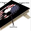 CornholeGamesUSA Handmade Premium Wooden Cornhole Board Set - Skull Series - Handmade in USA, Regulation Size 2'x4', Made of Baltic Birch | Includes 8 Cornhole Bags view 4